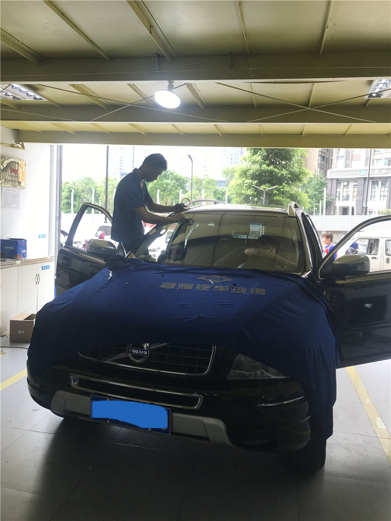 volvo更换福耀前挡风玻璃案例