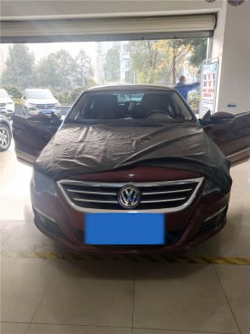 大众CC前档风玻璃更换--成都福耀玻璃羊犀店