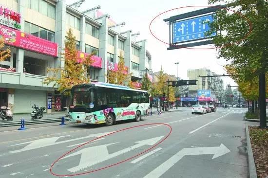 懵B！地面标线和悬挂标牌不一致，我该看哪个？